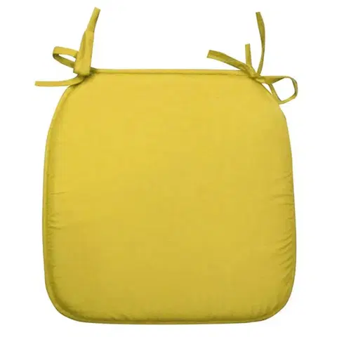 Bytový textil Podsedák na stoličku Suzette 38x38 žltý