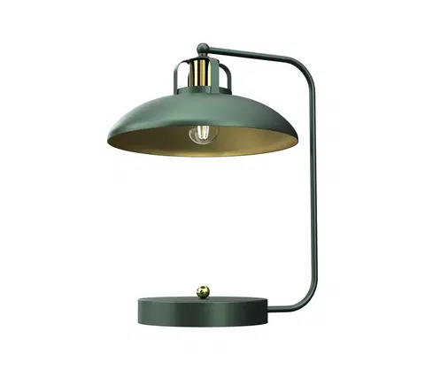 Lampy  Stolná lampa FELIX 1xE27/60W/230V zelená 