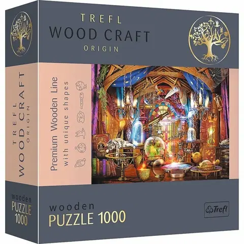 Hračky puzzle TREFL - Drevené puzzle 1000 - Kúzelná komnata
