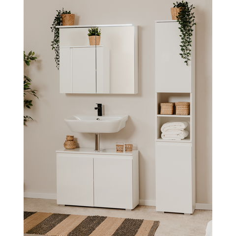 Kúpeľňový nábytok Kúpeľňová zostava CAPETOWN biela