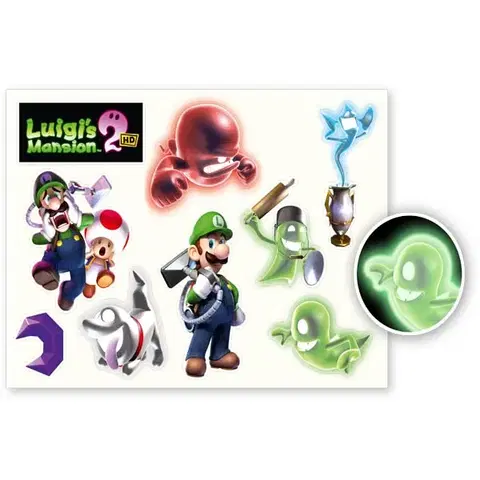 Príslušenstvo k herným konzolám Luigi’s Manison 2 HD Nálepky GIFT-474876
