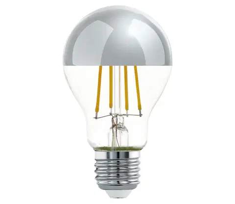 LED osvetlenie Eglo LED Žiarovka so zrkadlovým vrchlíkom A60 E27/7W/230V 2700K - Eglo 11834 