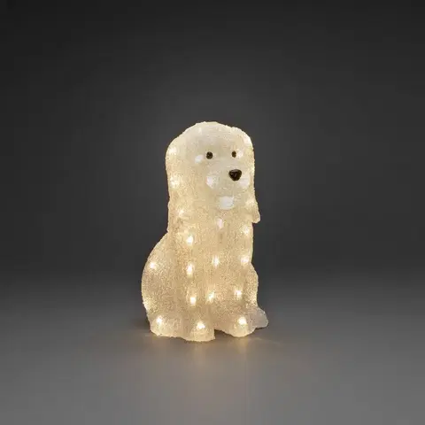 Vonkajšie dekoratívne svietidlá Konstsmide Season Svietiaca LED figúrka Pes