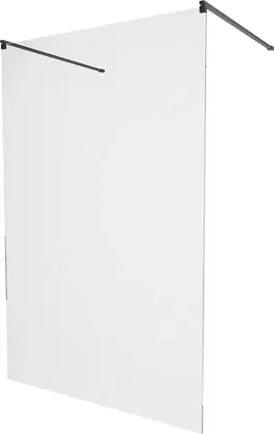 Sprchové dvere MEXEN/S - KIOTO samostatne stojaca sprchová zástena 120 x 200, transparent 8 mm, čierna 800-120-002-70-00