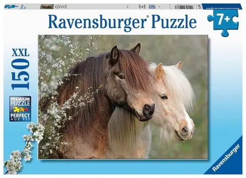 Hračky puzzle RAVENSBURGER - Kone 150 dielikov