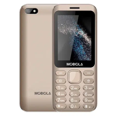 Mobilné telefóny Mobiola MB3200i, Dual SIM, Gold