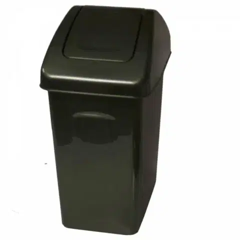 Odpadkové koše Kinekus Kôš na odpad preklápací 10 l, plastový, SWING, antracit