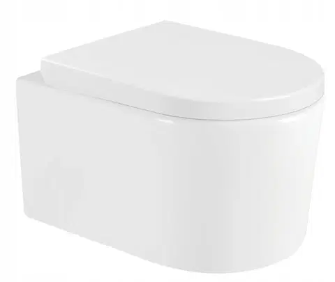 Záchody MEXEN - Sofia Závesná WC misa vrátane sedátka, biela 30798000