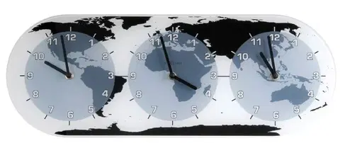 Hodiny Designové nástenné hodiny 8108 Nextime Mondial 50cm