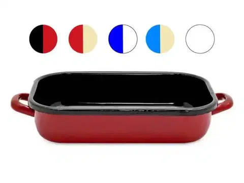 Pekáče a zapekacie misy Kinekus Pekáč jednodielny, smaltovaný, 26 cm, 1,7 l, mix farieb
