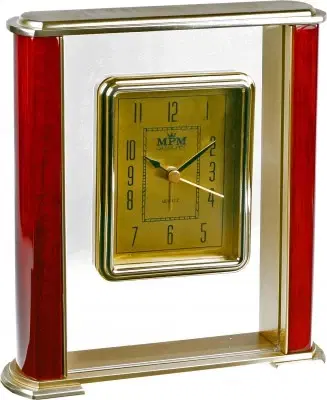 STOLOVÉ HODINY Stolové hodiny MPM, 2837.55 - gaštan, 17cm