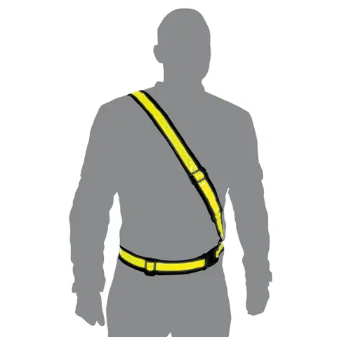 Reflexné pásky a klipy Reflexný popruh Oxford Bright Belt žltá fluo - L