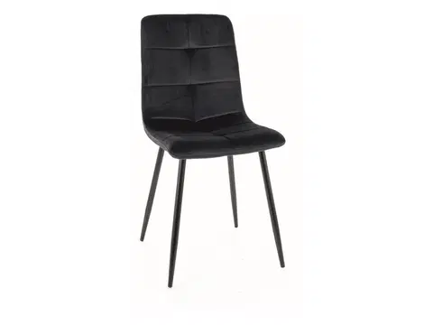Jedálenské stoličky VITA jedálenská stolička, čierna 