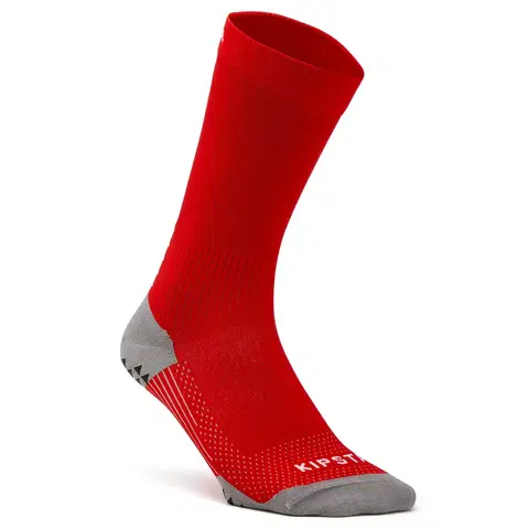 ponožky Detské polovysoké futbalové ponožky Viralto MiD II Club červené