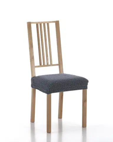 Stoličky Poťah elastický na sedák stoličky, SADA komplet 2 ks, modrý