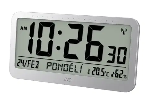 DIGITÁLNE HODINY Digitálne hodiny JVD RB9359.2, 40cm biela 