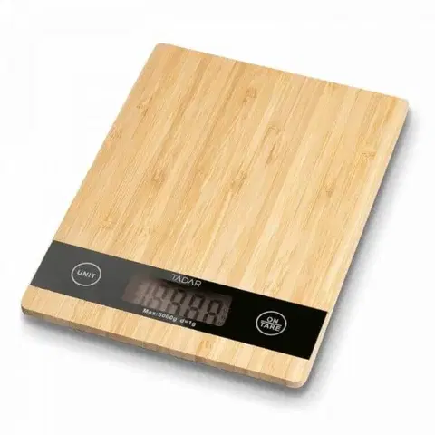 Kuchynské váhy Kinekus Váha kuchynská digitálna do 5kg bambus