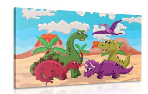 Detské obrazy Obraz svet dinosaurov