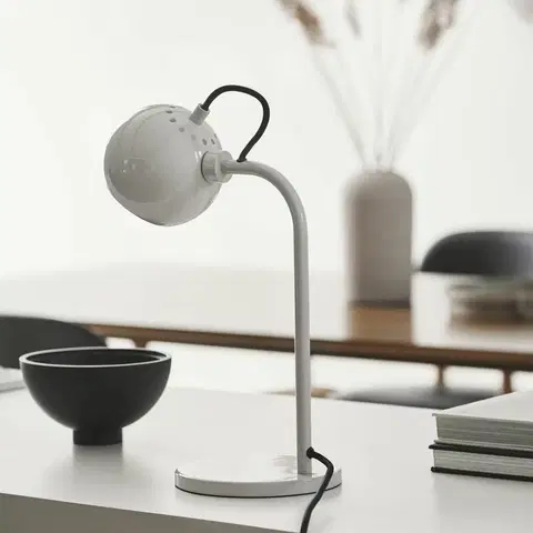 Stolové lampy FRANDSEN FRANDSEN Ball Single stolová lampa, svetlosivá