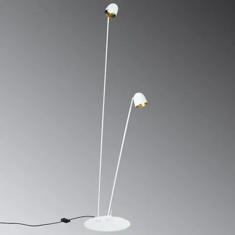Stojacie lampy B.lux Flexibilná stojaca LED lampa Speers F biela