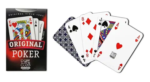 Hračky spoločenské hry - hracie karty a kasíno HRACÍ KARTY - Poker