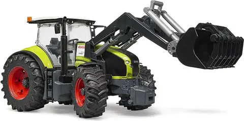 Hračky - dopravné stroje a traktory BRUDER - 03013 Traktor CLAAS Axion 950 s predným nakladačom