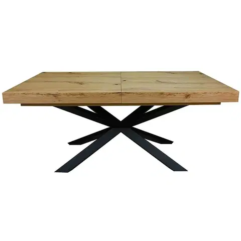 Jedálenské stoly Rozkladací stôl St-07 180/240x90cm dub uzlovitý