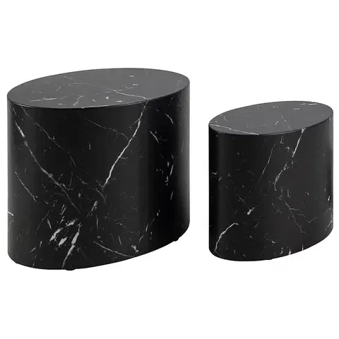 Stoly a lavice Stôli black marble