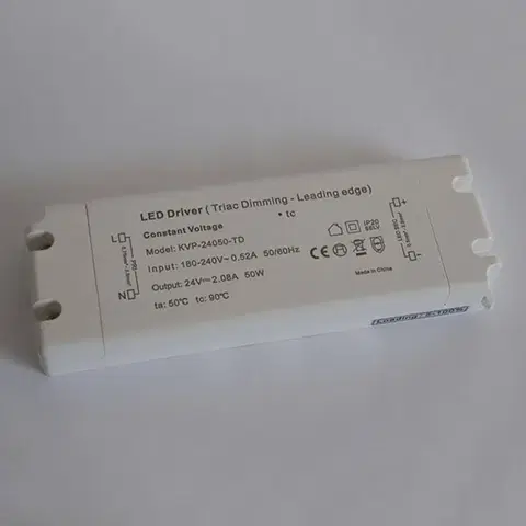 Napájacie zdroje s konštantným prúdom LED Profilelement GmbH Spínaný zdroj napájania TRIAC stmieva IP20 LED 50W