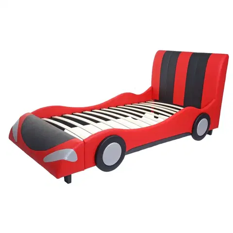 Detská izba Detská posteľ auto HWC-E14 Červená