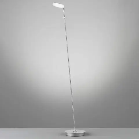 Stojacie lampy FISCHER & HONSEL Stojaca LED lampa Dent stmievateľná CCT 1x8W nikel