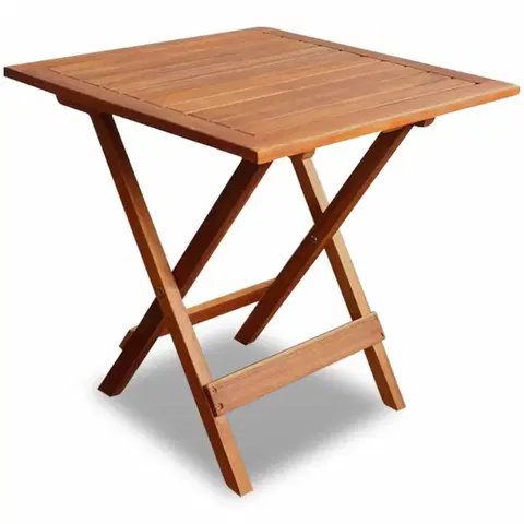 Záhradné stoly Záhradný odkladací stolík akáciové drevo Dekorhome