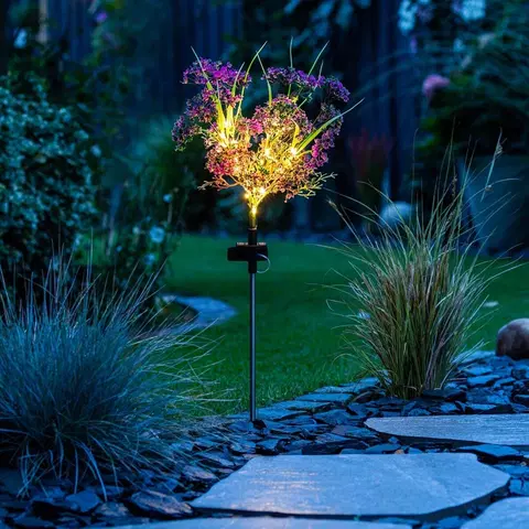 Vonkajšie osvetlenie LED solárny záhradný zápich Vres