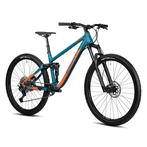 Bicykle Celoodpružený bicykel Ghost Kato FS Universal 29 - model 2024 Blue Grey/Orange Matt - M (17", 172-180 cm)