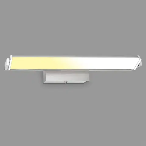 Nástenné svietidlá Briloner LED nástenné svietidlo Udonga, otočné, CCT, stmievanie, nikel
