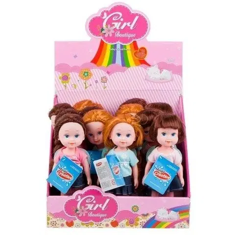 Hračky bábiky EURO-TRADE - Bábika spievajúca BO 23cm - modrá