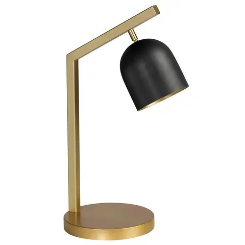 Stolové lampy Marchetti LED stolová lampa Dome rám ohýbanie čierna