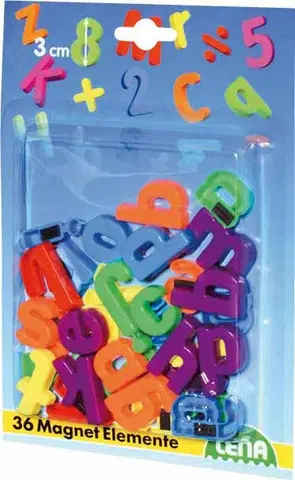 Náučné hračky LENA - Magnetické Písmená Malé, 30 Mm