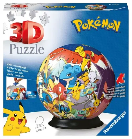 Hračky puzzle RAVENSBURGER - Puzzle-Ball Pokémon 72 Dielikov