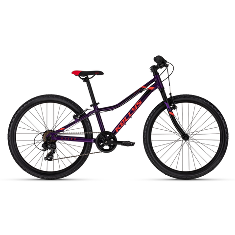 Bicykle Juniorský bicykel KELLYS KITER 30 24" 8.0 Purple - 11" (125-145 cm)