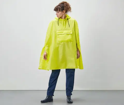Coats & Jackets Pončo do dažďa, unisex, limetkové