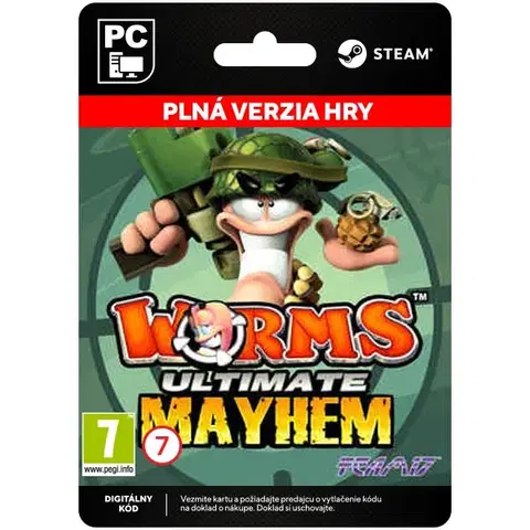 Hry na PC Worms: Ultimate Mayhem [Steam]