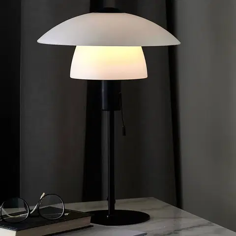 Stolové lampy Nordlux Stolná lampa Verona, biela a čierna