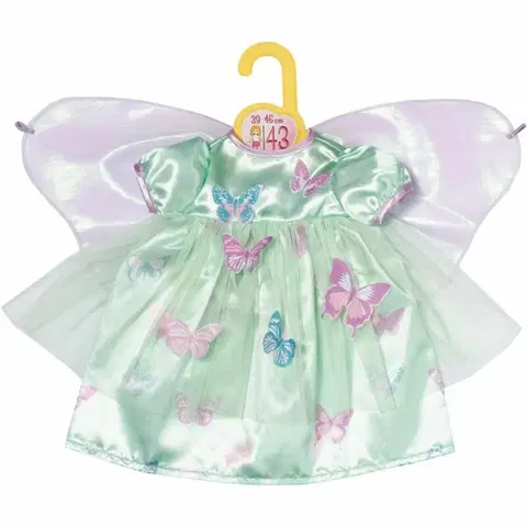 Hračky bábiky ZAPF CREATION - Dolly Moda Vílie oblečenie s krídlami, 43 cm