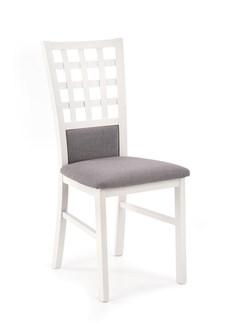 Jedálenské stoličky HALMAR Gerard 3 BIS jedálenská stolička biela / svetlosivá