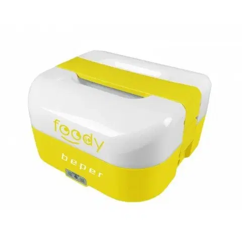 Kuchynské spotrebiče BEPER BC160G elektrický obedový box, 1.6l, duálne napájanie, žltý