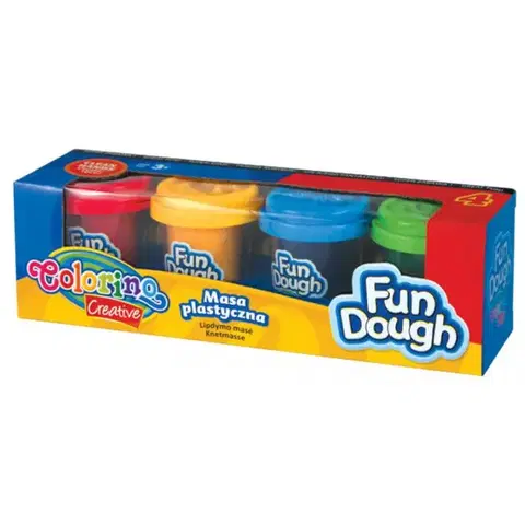 Kreatívne a výtvarné hračky PATIO - Colorino modelovacia hmota - Fun Dough 4 farby