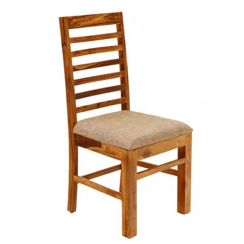 Jedálenské stoličky Stolička čalúnená Rami indický masív palisander