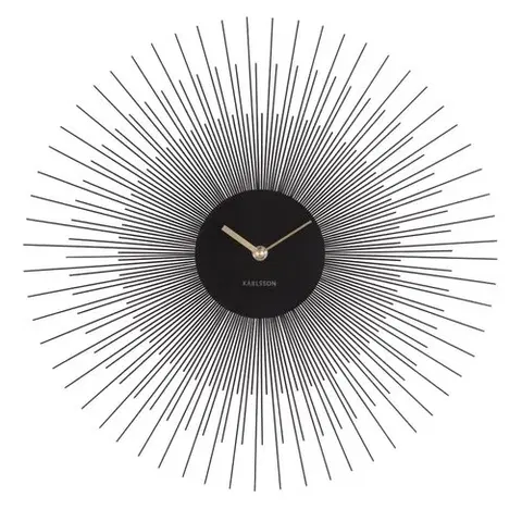 Hodiny Karlsson 5817BK Dizajnové nástenné hodiny pr. 45 cm