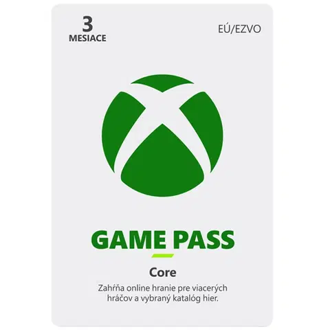 Hry na PC Xbox Game Pass Core 3 mesačné predplatné CD-Key
